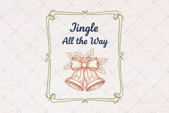 Christmas Bell Frame Hand-drawn PNG: A Designer’s Review