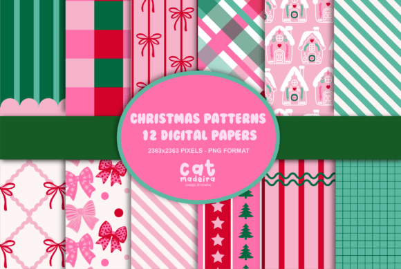 Christmas Patterns PNG Digital Papers: A Brand Designer’s Review for Illustrations