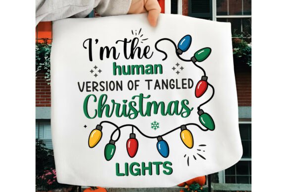 Christmas Tangled Lights PNG, Christmas Illustrations