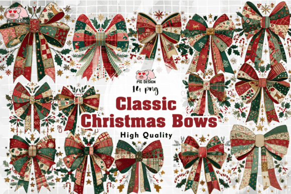 Classic Christmas Bows PNG Review