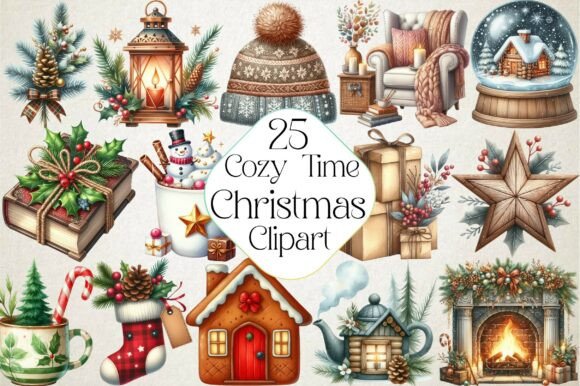 Cozy Christmas Time Clipart: A Designer’s Review for Editorial Use
