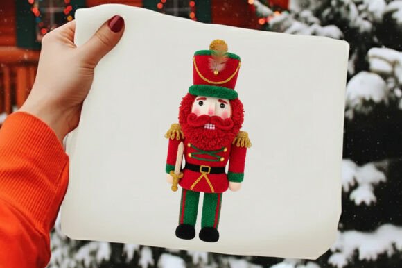 Crochet Yarn Christmas Nutcracker Png