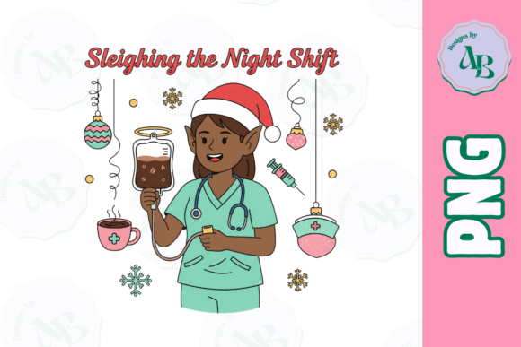 Funny Christmas Nurse PNG Review