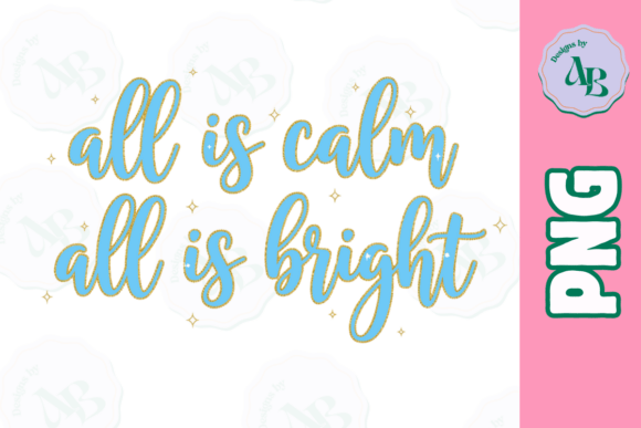 Glitter Christmas Quote PNG Review for Digital Illustrations