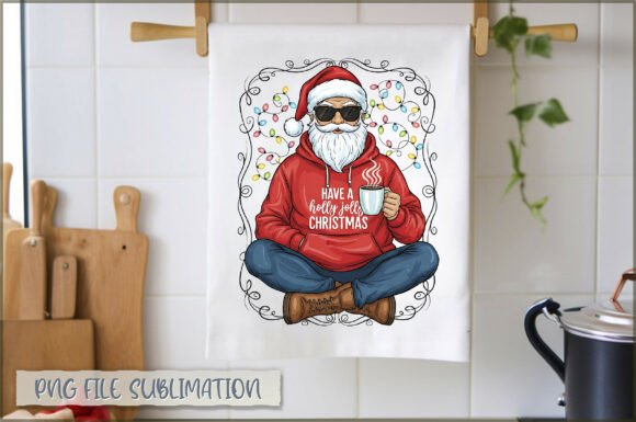 Have a Holly Jolly Christmas Towel PNG Illustrations