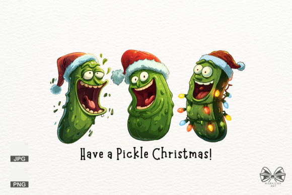 Santa Christmas Pickle Png Clipart Review