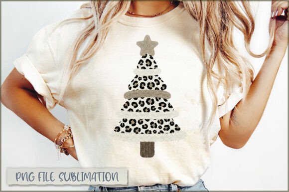 Yarn Faux Leopard Christmas Tree PNG Review
